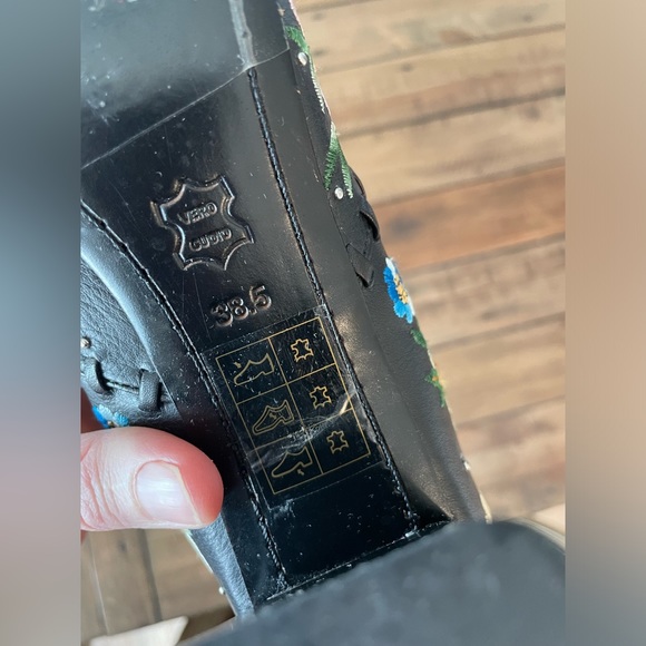 Alice + Olivia Myra Embroidered Leather Booties - Picture 13 of 14